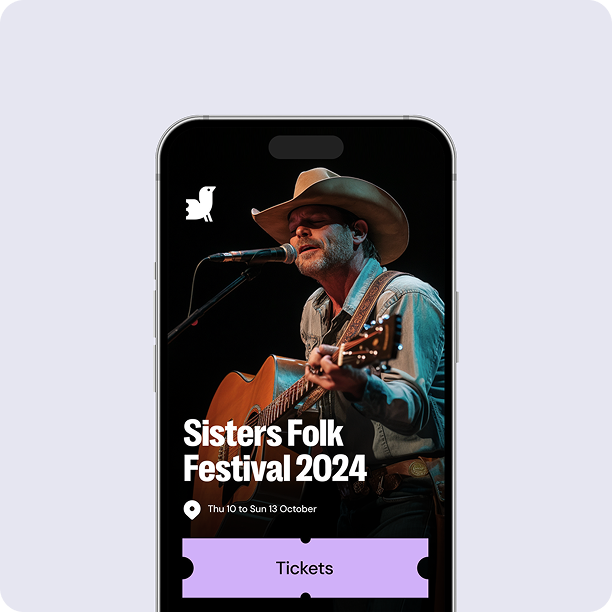 Sell tickets for any kind of event